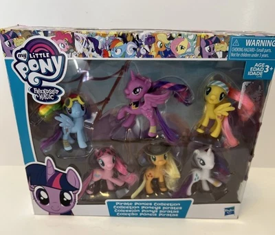 Pirate Ponies Set My Little Pony The Movie G4 Twilight Rainbow Dash Pinkie Pie - Image 1 of 4