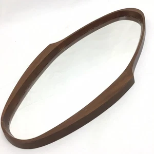 GRANDE SPECCHIO OVALE ORIGINALE D’EPOCA ANNI 60 BIG OVAL MIRROR VINTAGE - Imagen 1 de 8