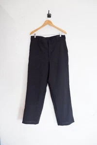 Prada Raf Simons Triangle Patch Wool Mohair Wide Leg Pants 2022 - Picture 1 of 12