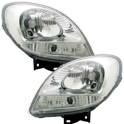 Scheinwerfer Set für Renault Kangoo 1 Nissan Kubistar H4 Halogen LWR - Bild 1 von 4
