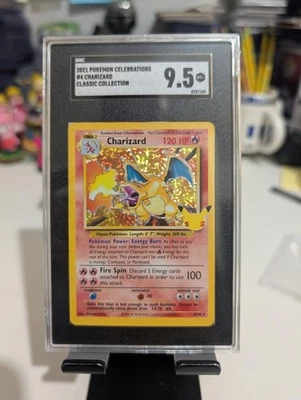 Charizard 4/102 Celebrations: Classic Collection Holo SGC 9.5 - Image 1 of 2