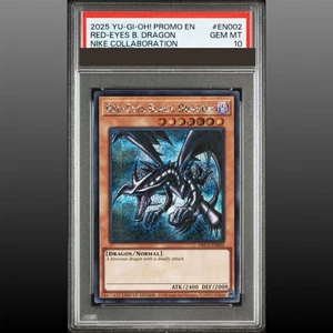 PSA 10 Red-Eyes Black Dragon Nike Worlds Promo NKC1-EN002 Japanese Yugioh Card - Picture 1 of 2