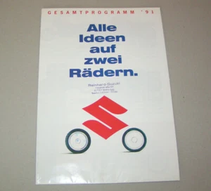 Prospecto / Folleto | Programa De Modelos Suzuki 1991 - GSF 400, RGV 250, RM 125 - Imagen 1 de 2
