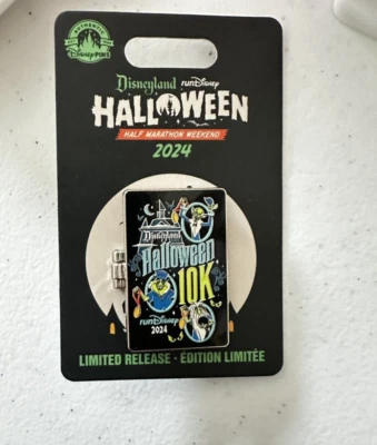 Заколка на петлях Disneyland 2024 runDisney 10K Haunted Mansion Halloween - Изображение 1 из 3