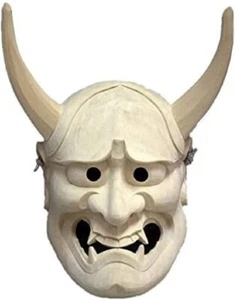 Hannya mask, wood carving with craftsmanship Japan - Picture 1 of 5