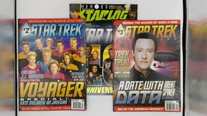 Star Trek Magazine #2 (Nov/Dec 2006) & #3 (Jan/Feb 2007) + Starlog #349! FL - Imagen 1 de 1