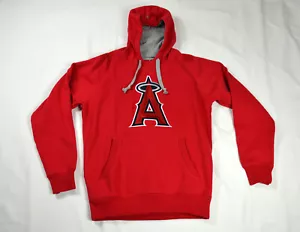 Sudadera con capucha roja antigua ángulos medianos para hombre nueva con etiquetas M - Imagen 1 de 4