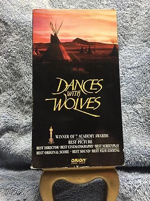 2 VHS Tapes - Dances With Wolves and Out Of Africa - Image 1 of 4