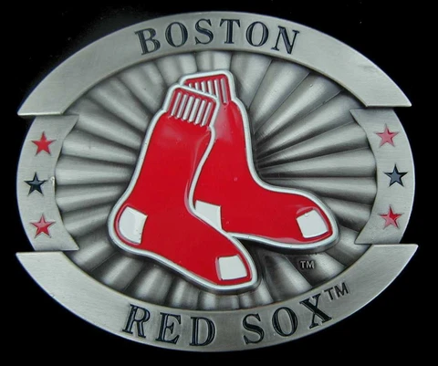 BOSTON RED SOX LARGE SIZE BELT BUCKLE LICENSED SISKIYOU NEW Cover