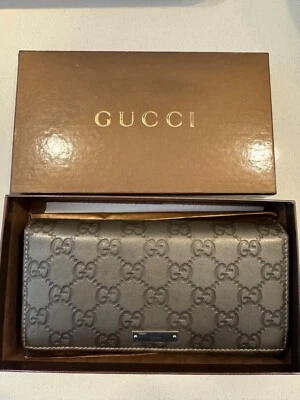GUCCI Guccishima Cadena Larga Cartera Cuero Mujer Auténtica - Buen Estado. ¡Con caja! Foto 1 de 4