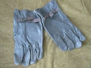 Original US Army Leather Gloves Glove Shell Leather M-1949 WWII D-Day