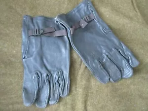 Guantes de cuero originales del ejército de EE. UU. Gloves Glove Shell Leather M-1949 Segunda Guerra Mundial Día D - Imagen 1 de 3