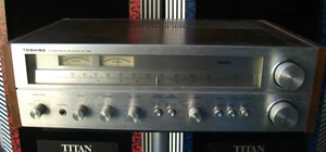 Seltener Toshiba Stereo Hifi Receiver im Holzgehäuse gebaut 1978 - Bild 1 von 9