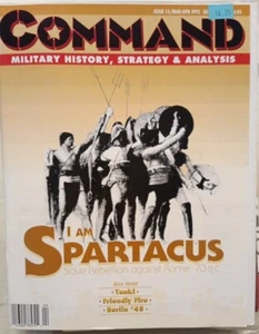 I Am Spartacus! - XTR Command Mag #15 - Wargame included NEW Unpunched - Imagen 1 de 4
