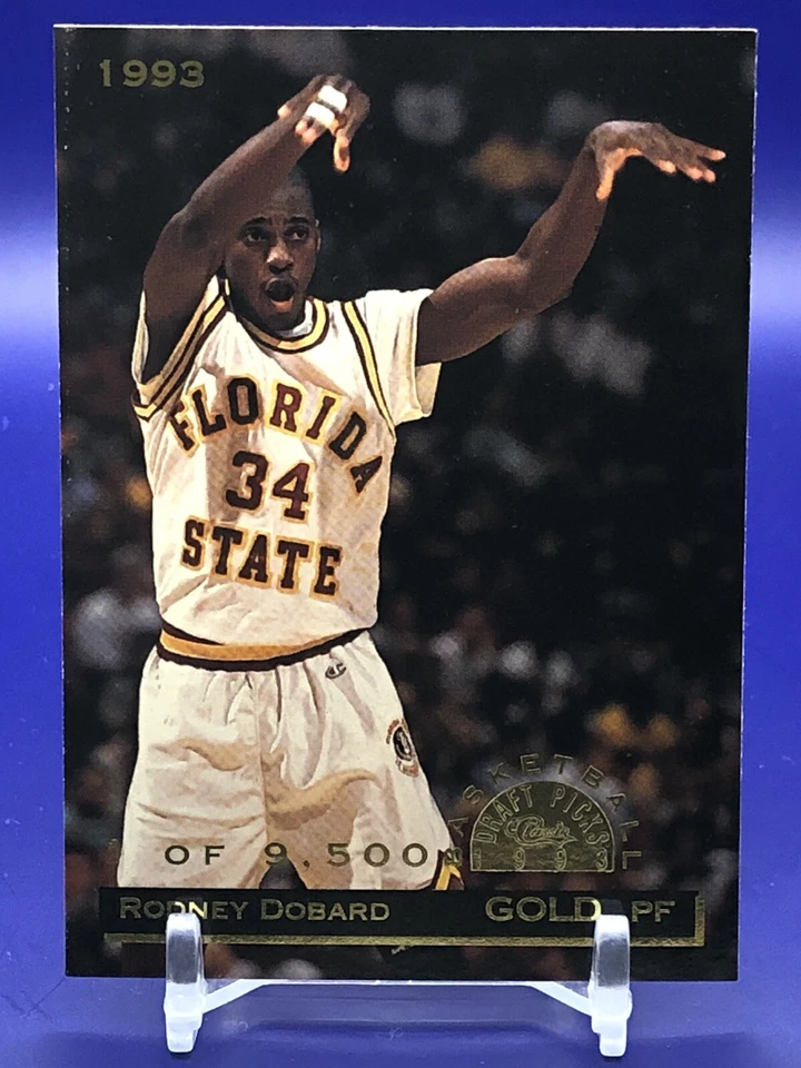 1993 Classic Basketball Draft Picks Gold #25 Rodney Dobard Florida St. Seminoles - Image 1 of 1