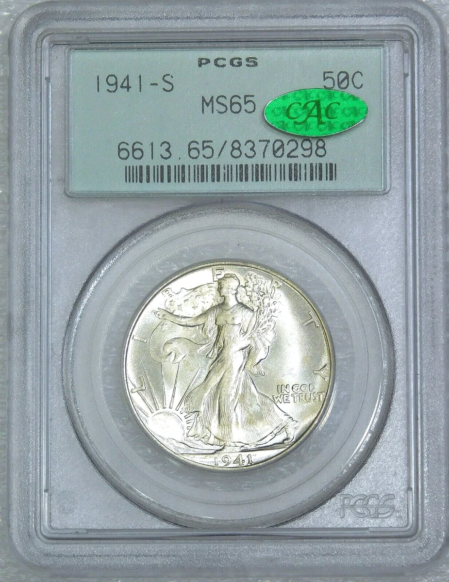 1941 MS 65 Graded Liberty Walking Half Dollars for sale | eBay