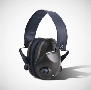 Folding Electronic Ear Muffs Noise Blocking Shooting Hearing Safety Protector US - Picture 1 of 13