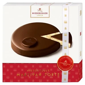 Marzipan Cake Covered with Dark Chocolate - 185G /6.5Oz. | Popular Marzipan Cake - Picture 1 of 3