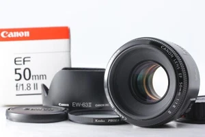 [Como nuevo en caja] Lente Prime estándar Canon EF 50 mm f1,8 II de JAPÓN - Imagen 1 de 9