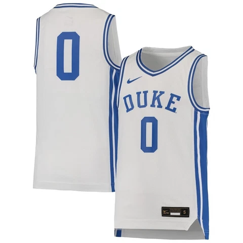Jayson Tatum #0 Duke Blue Devils Nike Elite Basketball Jersey Men's M NWT Retro Cover