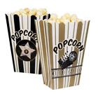4 x Popcornboxen robuste Popcorntten Popcornbecher Partyzubehr Hollywood Kino