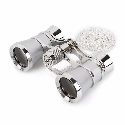 3X25 Vintage Binoculars Opera Glasses Optical Lens With Chain for Women Gift - Image 1 of 4