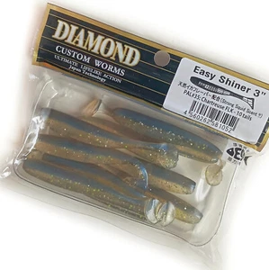 DIAMOND EASY SHINER Soft Plastic Bait Jig Lure Rockfish Finesse #PAL35 - Picture 1 of 1
