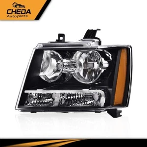 Nuevo ajuste para Chevy Tahoe Suburban 1500 2007-2014 faro lado izquierdo del conductor negro - Imagen 1 de 12