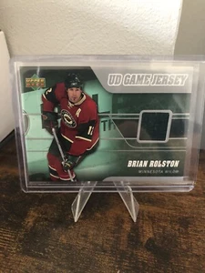 2006-07 Upper Deck Series 1 - UD Game Jersey J-BR Brian Rolston - GREEN!!! - Picture 1 of 2