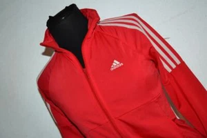 31271-a Niñas Chaqueta Atlética Adidas con Cremallera Completa Talla XS Rosa Poliéster - Imagen 1 de 8