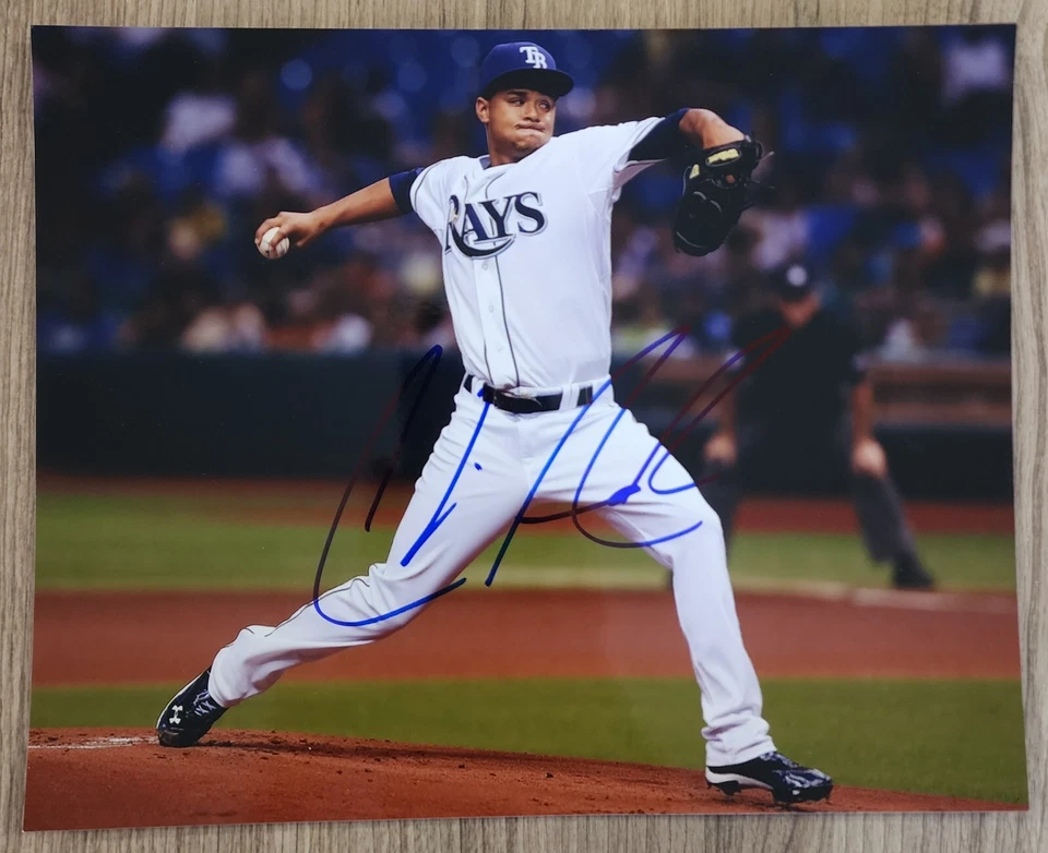 克里斯·阿切尔签名 8 x 10 照片坦帕湾光芒 RAD — 第 1/1 张图片