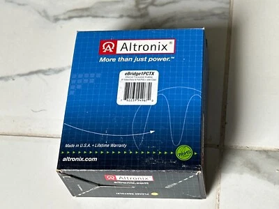 New Altronix eBridge1PCTX   Single Port Transceiver,  25Mbps,  Passes PoE/PoE - Image 1 of 4
