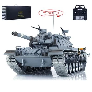 M60W 1/16 RC Tank Remote Control BB Infrared Battle Tanks Metal Tracks Wheel RTR - Picture 1 of 12