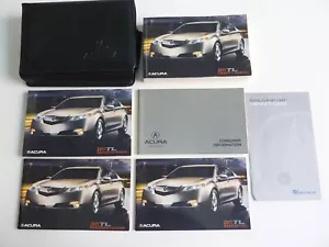 OEM 2011 ACURA TL OWNERS MANUAL BOOKS W/ LEATHER CASE *FREE SHIPPING - Picture 1 of 1