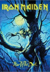 Iron Maiden Fear Of The Dark large fabric poster / flag 1100mm x 750mm (hr) - Picture 1 of 1