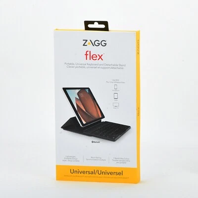 ZAGG Flex Portable Bluetooth Keyboard Stand For iPhone iPad Mac Tablet Smart TV - Image 1 of 4