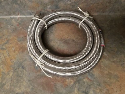 VATIOS 60" TRENZADO ACERO INOXIDABLE MÁQUINA DE HIELO LÍNEA DE SUMINISTRO: 1/4" OD X 1/4" OD - NUEVO Foto 1 de 4