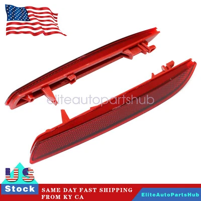 Reflector de parachoques trasero 2 piezas para Honda Insight 2010-2011 / Honda CRV 2012-2014 Foto 1 de 4