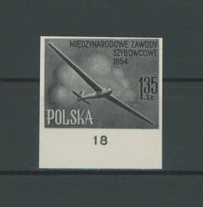 POLAND BLACK PRINT 1958 RARE !! AVIATION GLIDING GLIDER SAILPLANE m4167 - Picture 1 of 1
