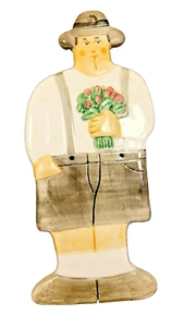 Vintage Towle Sigma Ceramic Wall Decor  Courting Boy Ceramic 8'' - Picture 1 of 4