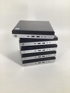 5 LOT HP Elitedesk 800 G3 Mini PC (i5-6500T, 8GB RAM, No SSD, No OS) No AC *Read - Picture 1 of 12