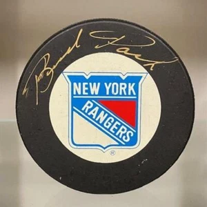 SIGNED Brad Park (New York Rangers) Hockey Puck (w/COA) - Picture 1 of 3
