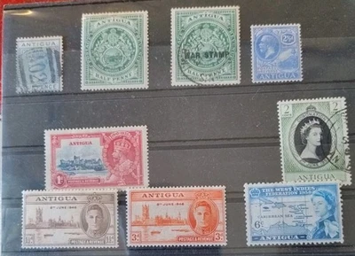 selos Selection Antigua usados e em perfeito estado - Imagem 1 de 3