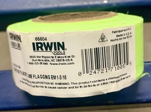 IRWIN STANDARD FLAGGING TAPE 150' - Picture 1 of 3