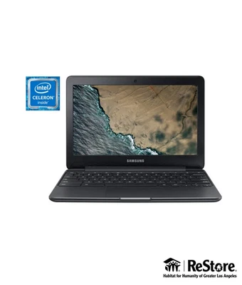Samsung ChromeBook 3 11.6" (16 GB, Intel Celeron, 1.60 GHz, 4 GB) Laptop - Black - Image 1 of 4