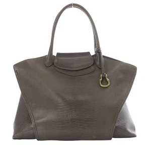 Toff Loadstone Bie Handbag Leather Dark Brown /Yo24 Ladies - Picture 1 of 10