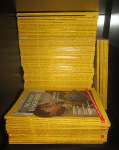 Lot of 8 National Geographic Magazine. Random Pick 1970-1979 Retro Ads Ephemera - Picture 1 of 6