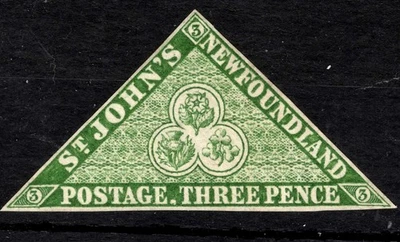 NEWFOUNDLAND - 1857 sg3 UMM 3d *CERTIFICATE* cv £2,000 - Image 1 of 4