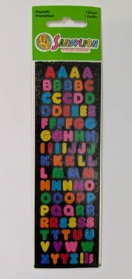 Vintage SandyLion Prismatic Alphabet Letters ABC Stickers Sealed - Image 1 of 2