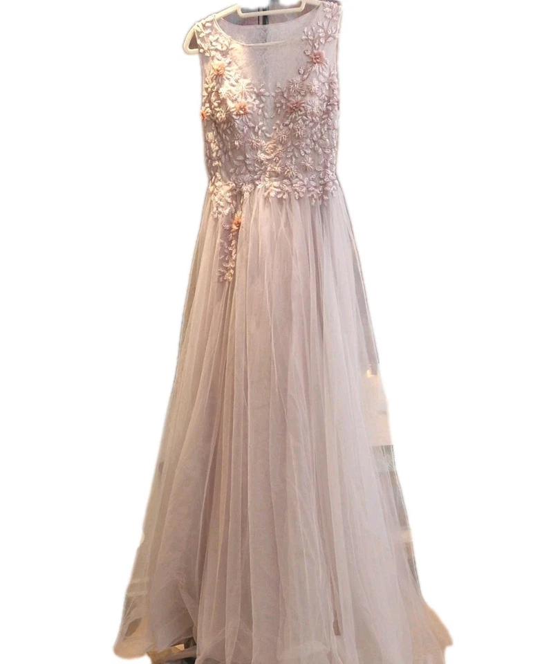 Jora Pink Women's Dress size S. Formal. Prom. Ball Gown. Evening. Hand-made.  - Image 1 of 4